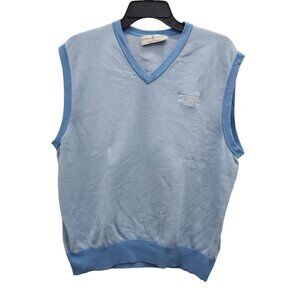 Fairway & Greene Men's Vintage Blue Madison Club Preppy‎ Golf Sweater Vest XL